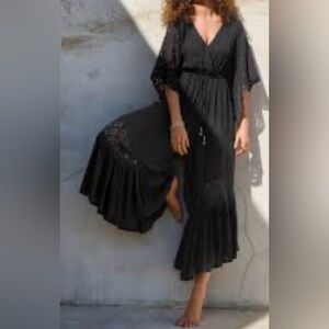 VENUS Black Lace Jumpsuit